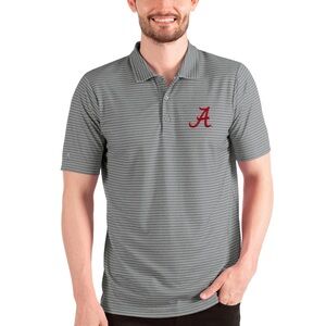Antigua Alabama Crimson Tide Esteem Striped Performance Polo Mens Size XL - NWOT